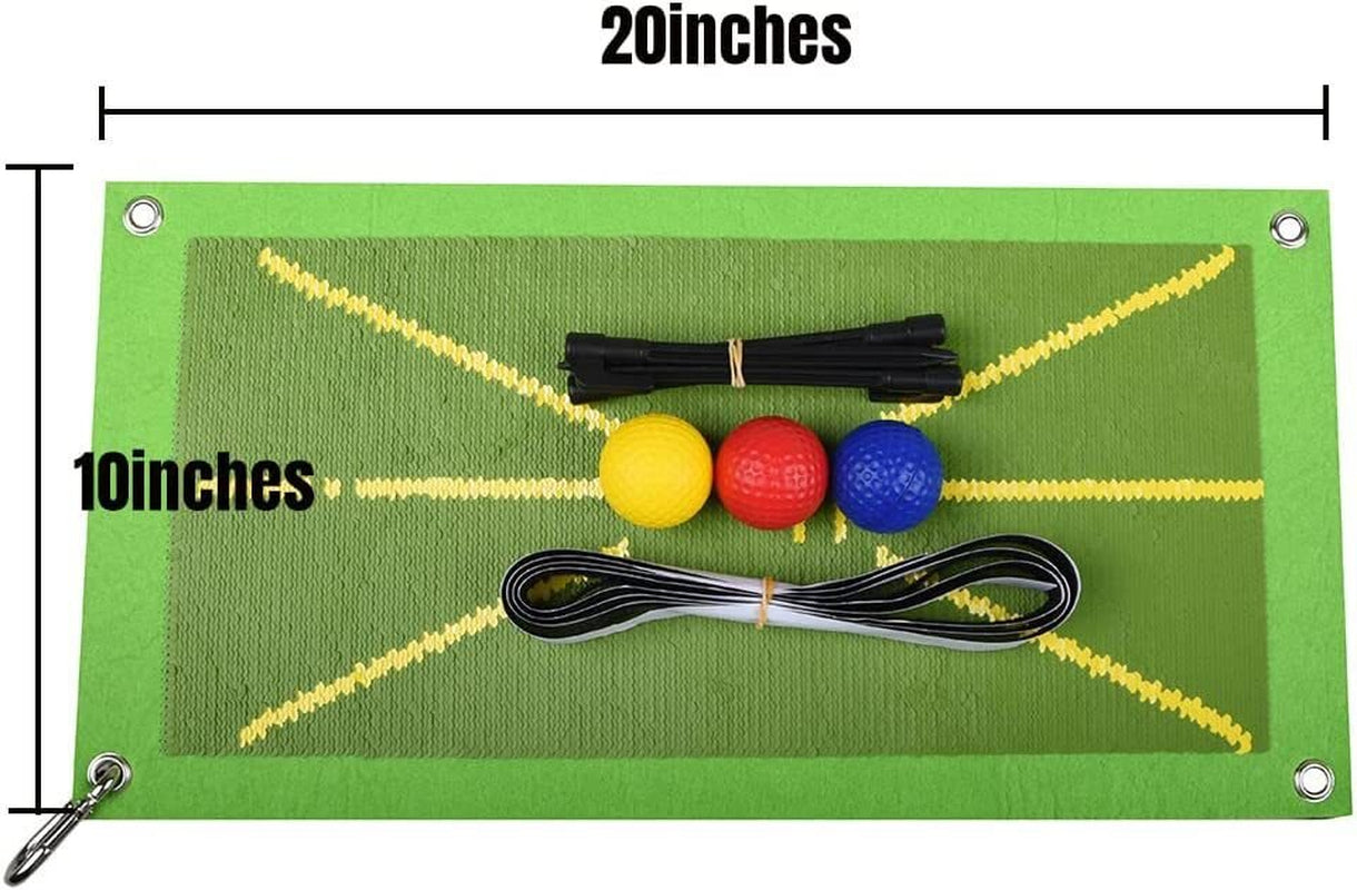 50X25Cm Golf Training Mat for Track Swing Detection Batting Trajectory Direction Analysis Pad Swing Path Practice Marking Pads