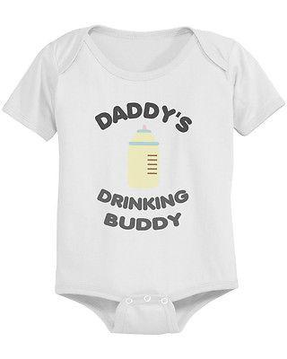 Daddy's Little Drinking Buddy - Adorable Baby Romper for Special Moments