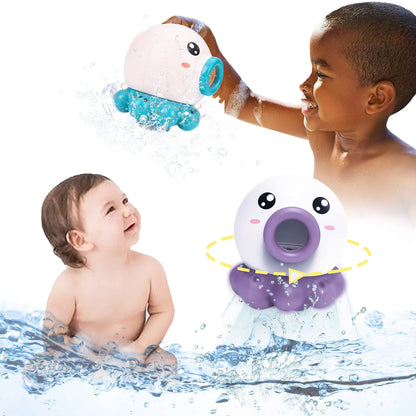 Splashing Octopus Water Jet Bath Toy for Infants and Toddlers