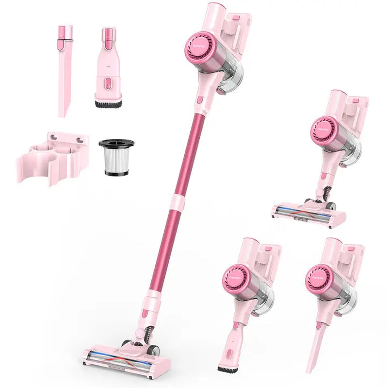Homeika Cordless Vacuum Cleaner, 28Kpa Powerful Suction, 380W Strong Brushless Motor with 8 in 1 Lightweight Stick Vacuum Cleaner with 50 Min Runtime Detachable Battery for Pet Hair & Carpet