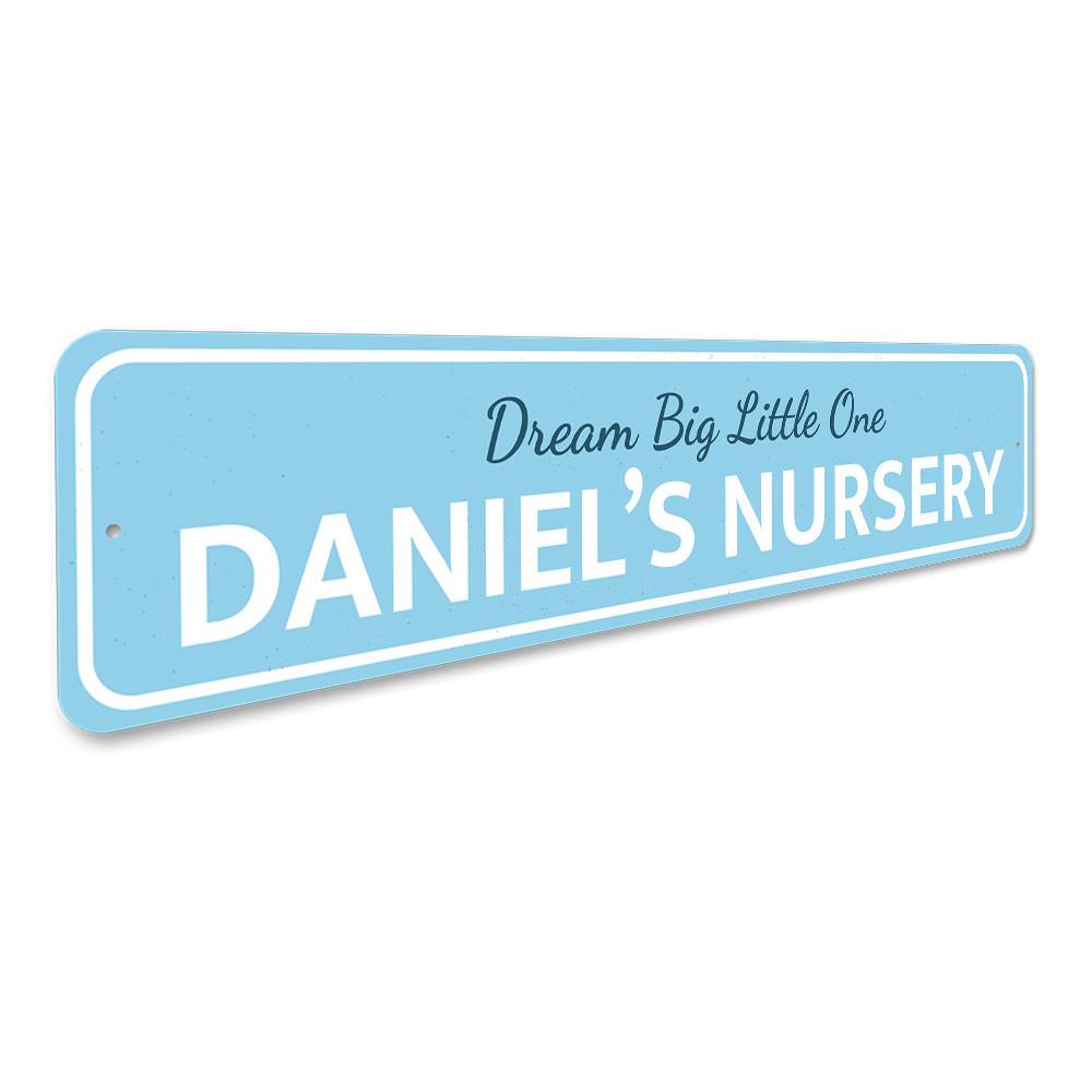Dream Big with Personalized Metal Sign for Kids