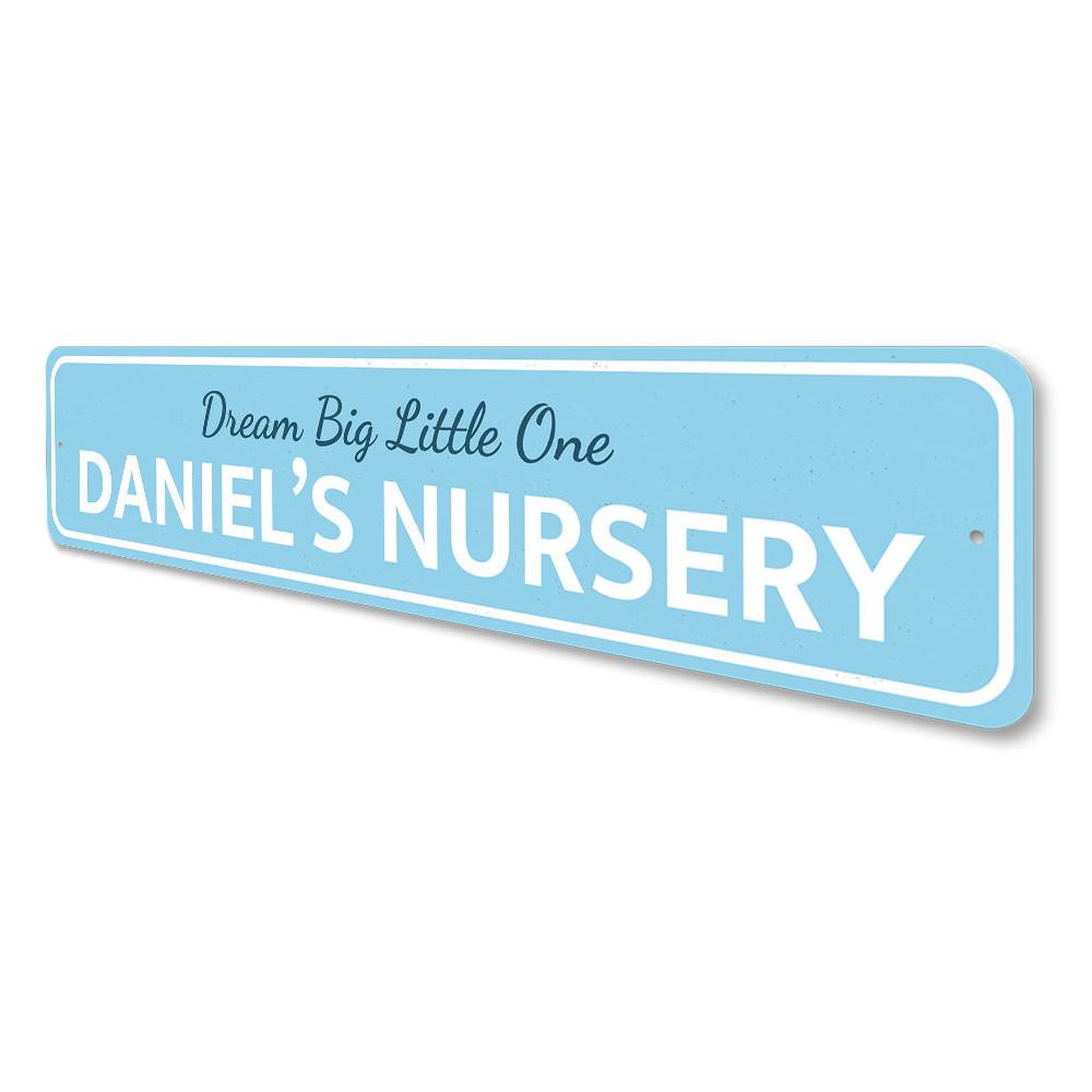 Dream Big with Personalized Metal Sign for Kids
