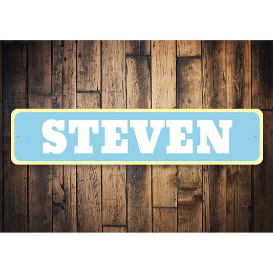 Personalized Kid's Room Metal Wall Sign - Custom Name Decor
