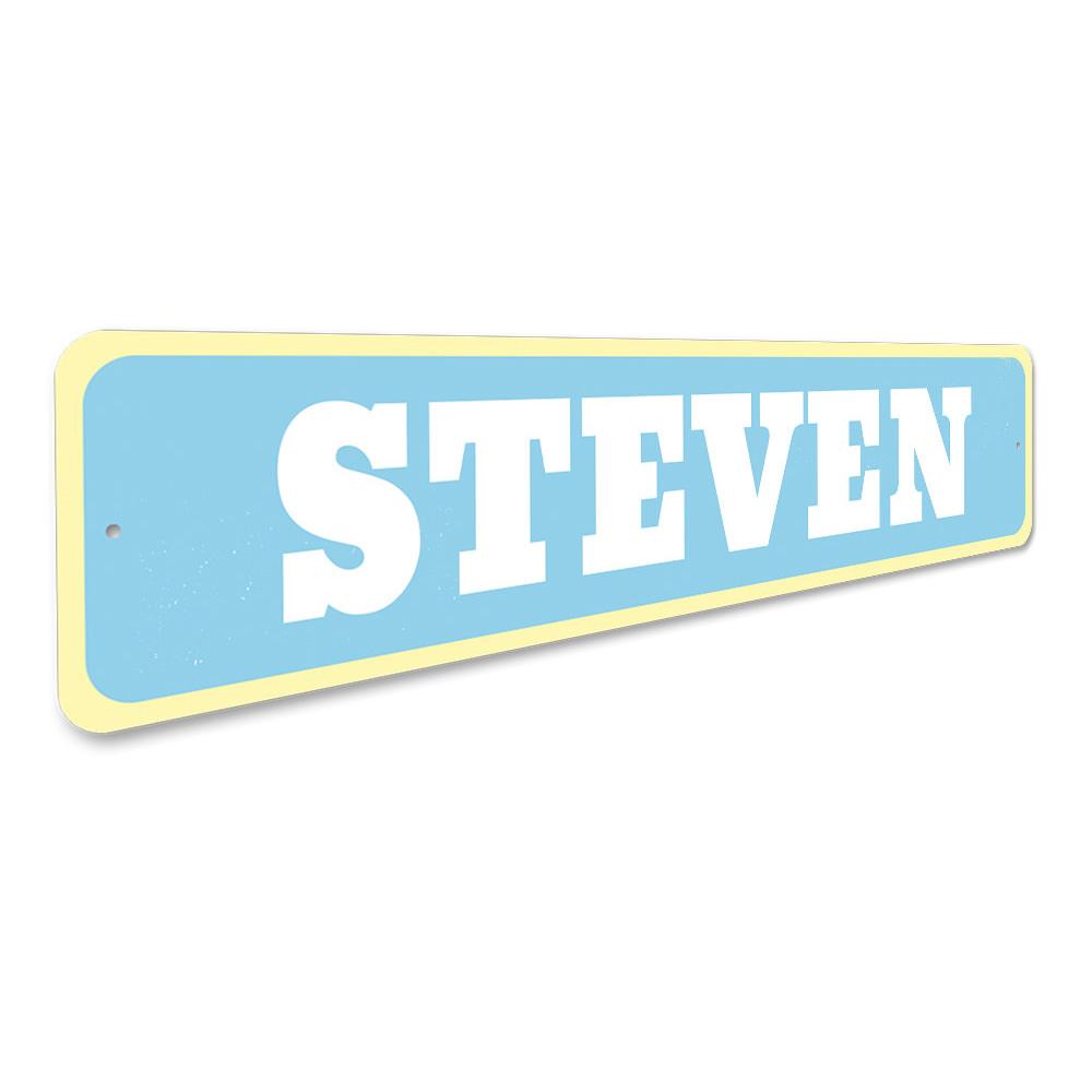 Personalized Kid's Room Metal Wall Sign - Custom Name Decor