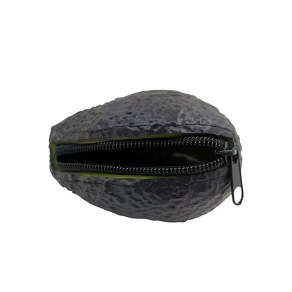 Avocado Coin Purse Clutch Purse Artificial Handbag Card Case with Zipper Coin Pocket for Travel Holidays Car Key Holder Bag