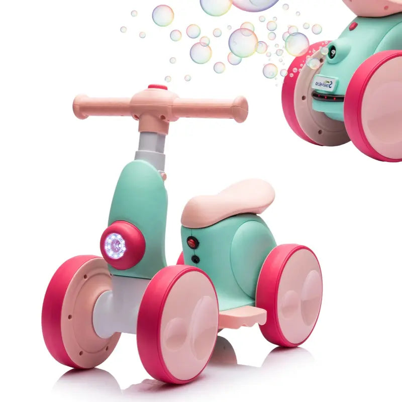 Children'S Balance Car Baby Four-Wheeled Walker without Pedal Girls Boys Toddler Sliding Yo-Yo Car