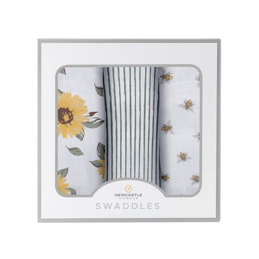 Daybreak to Dusk Muslin Swaddle Trio