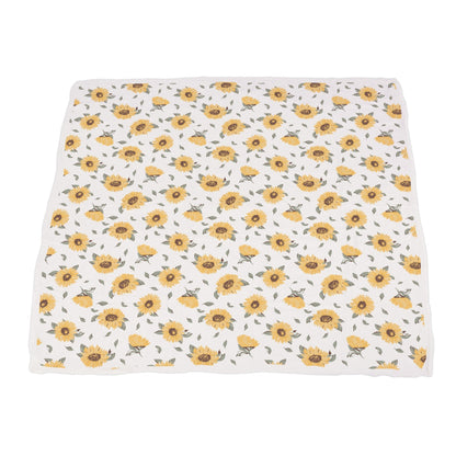 Sunshine Meadows Bamboo Muslin Cozy Blanket