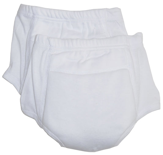 Dry & Comfy Infant Training Pants - White 2-Pack