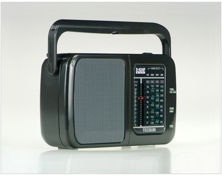 Dual Function Portable Radio with Built-in Speaker and Power Cord