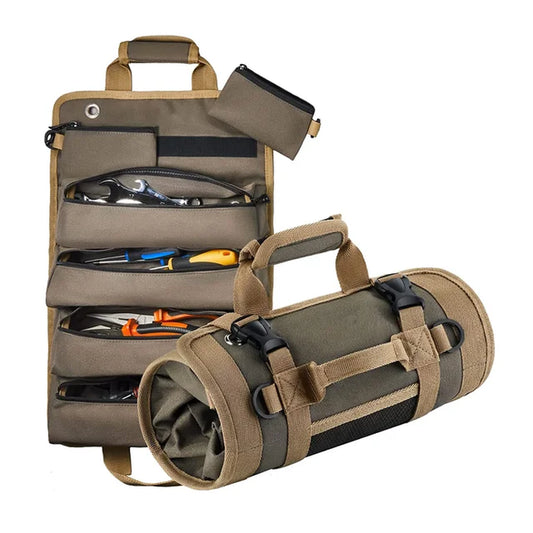 Multi-Purpose Tool Bag High Quality Professional Multi Pocket Hardware Tools Pouch Roll up Portable Small Tools Organizer Bag