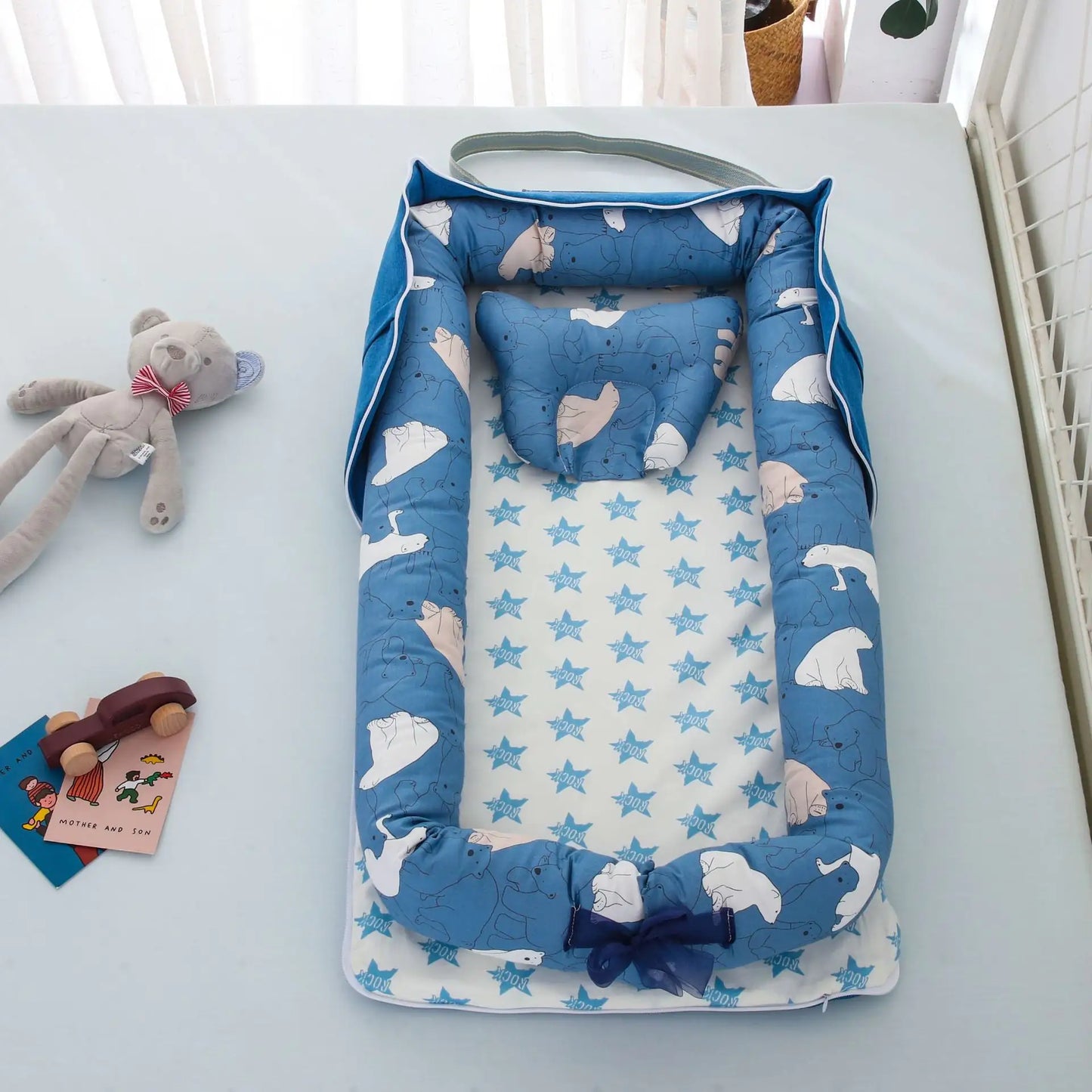 Cozy Cotton Travel Baby Sleeper