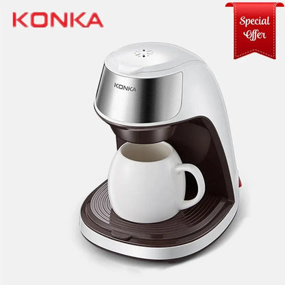 Coffee Machine 2 in 1Tea&Coffee Powder Multiple Drip Cafeteria Fast Heating Offie&Home 220V Easy Operation