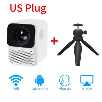 T2 MAX Projector Portable Mini Home Theater Projector LCD Bluetooth Support 1080P Vertical Correction Full Hd Projector