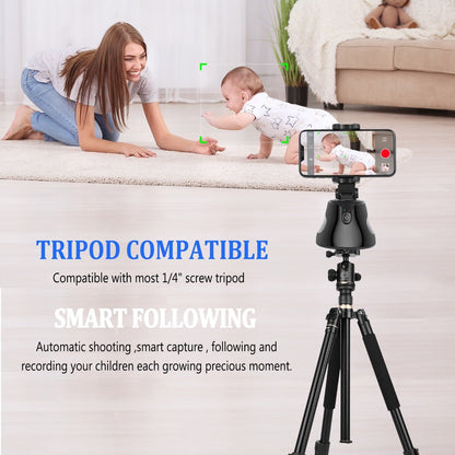 360° Smart Selfie Holder with Face Recognition and Tripod Compatibility