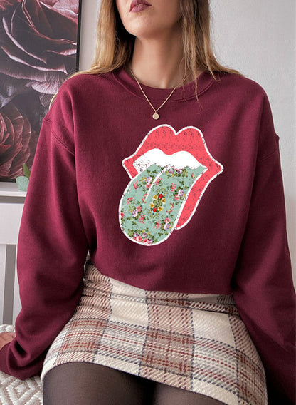 Cozy Boho Blooms Sweatshirt