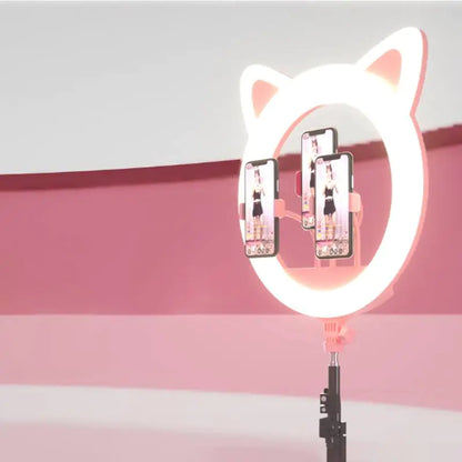 Cat Ear Ring Light: Versatile Illumination for Content Creators