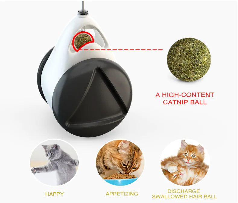 Dynamic Swinging Ball Cat Toy for Feline Fun