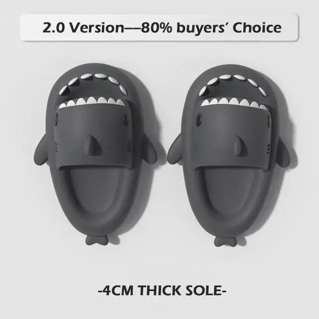 2024 Summer Men Shark Slides