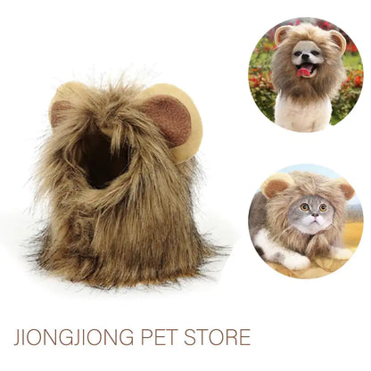 Majestic Lion Mane Pet Costume