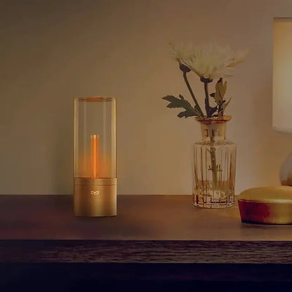 Golden Glow Rechargeable Candlelight Nightstand Lantern