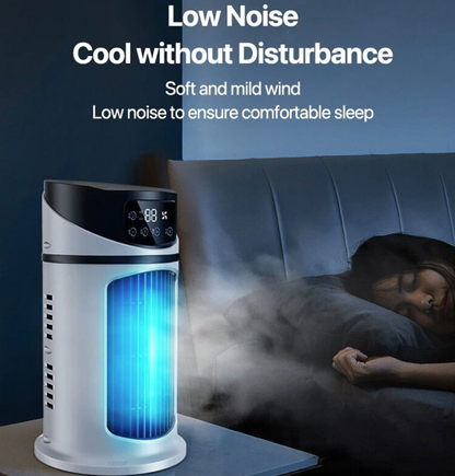 Portable Water Air Cooler with Humidifying Function