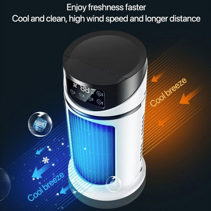Portable Water Air Cooler with Humidifying Function
