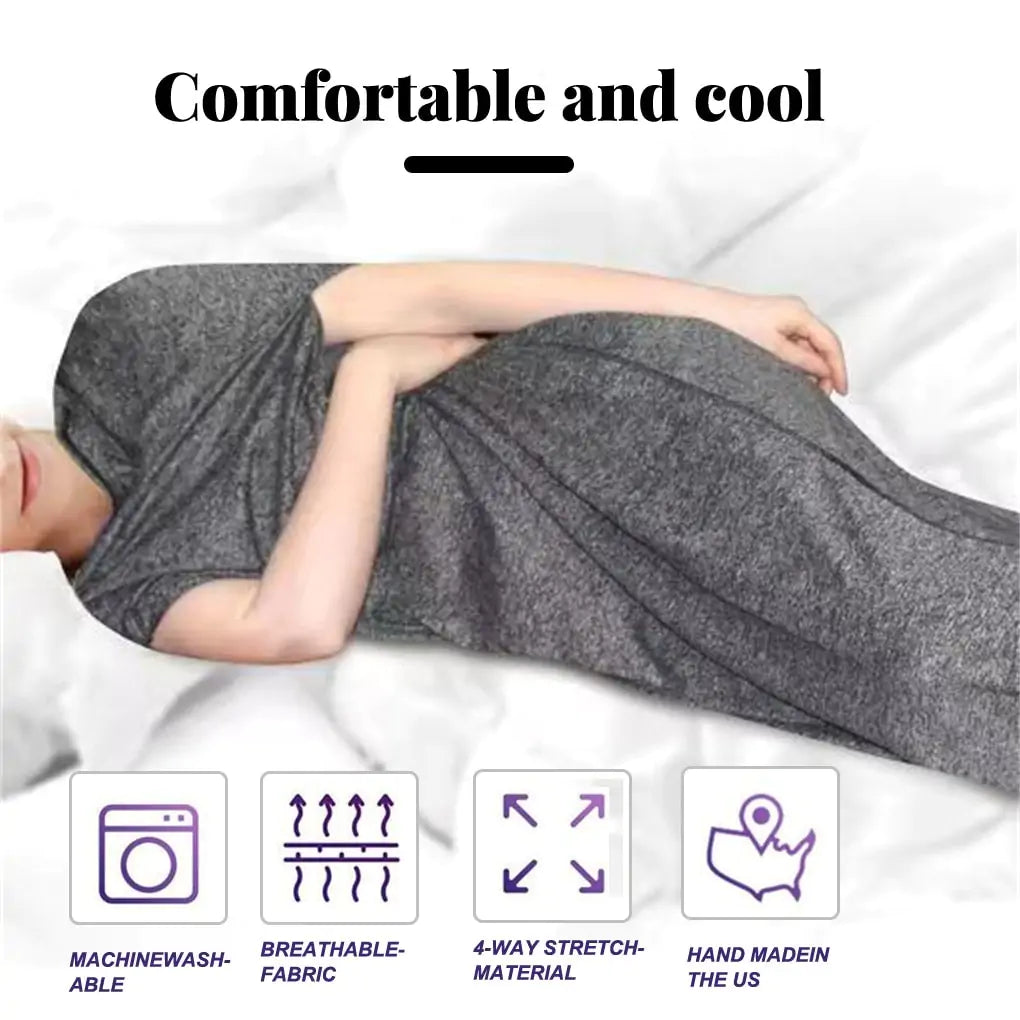 Weighted Compression Sleep Bag - Portable Hug Blanket