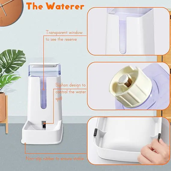 Automatic Pet Feeder with Self-Gravity System