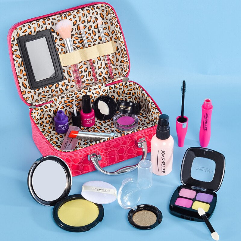 Kids Toys Simulation Cosmetics Set Pretend Makeup Toys Girls Play House Simulation Make up Educational Toys for Girls Fun Game