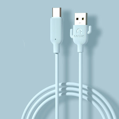 Creative and Durable Cactus Data Cable for iPhone Models