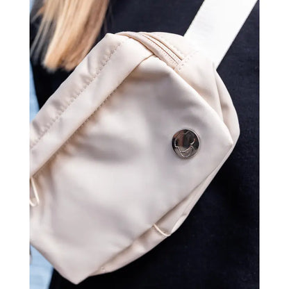 Monochrome Belt Bag with Discrete Poop Bag Dispenser