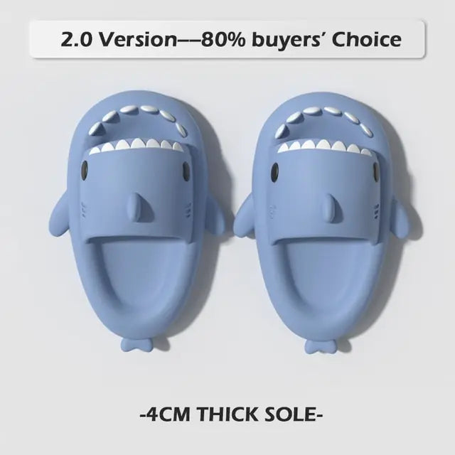 2024 Summer Men Shark Slides