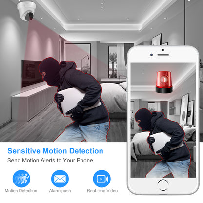 Smart Home IP Camera with Baby Monitoring and Security Features