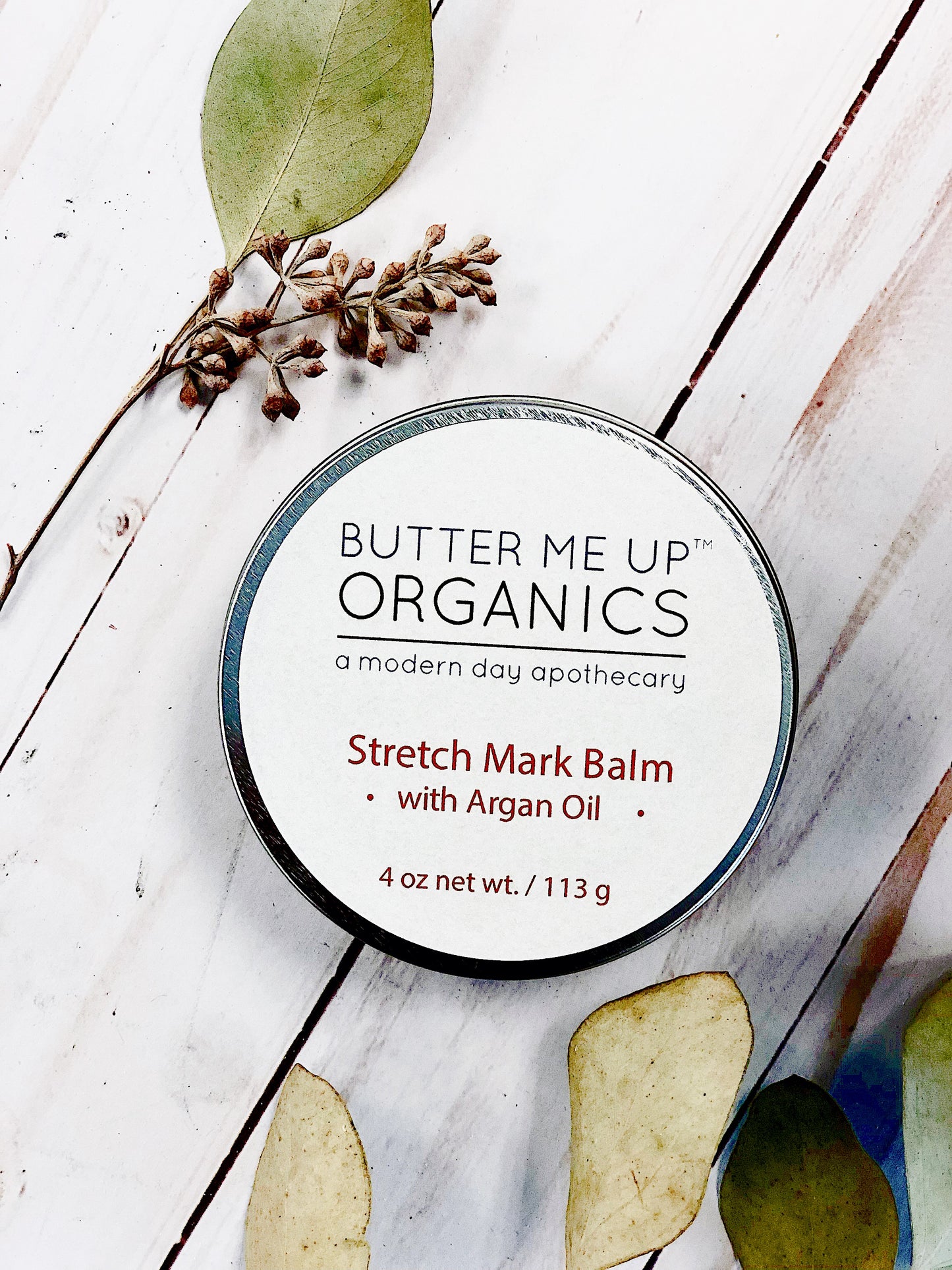 Argan Infused Organic Stretch Mark Healing Butter