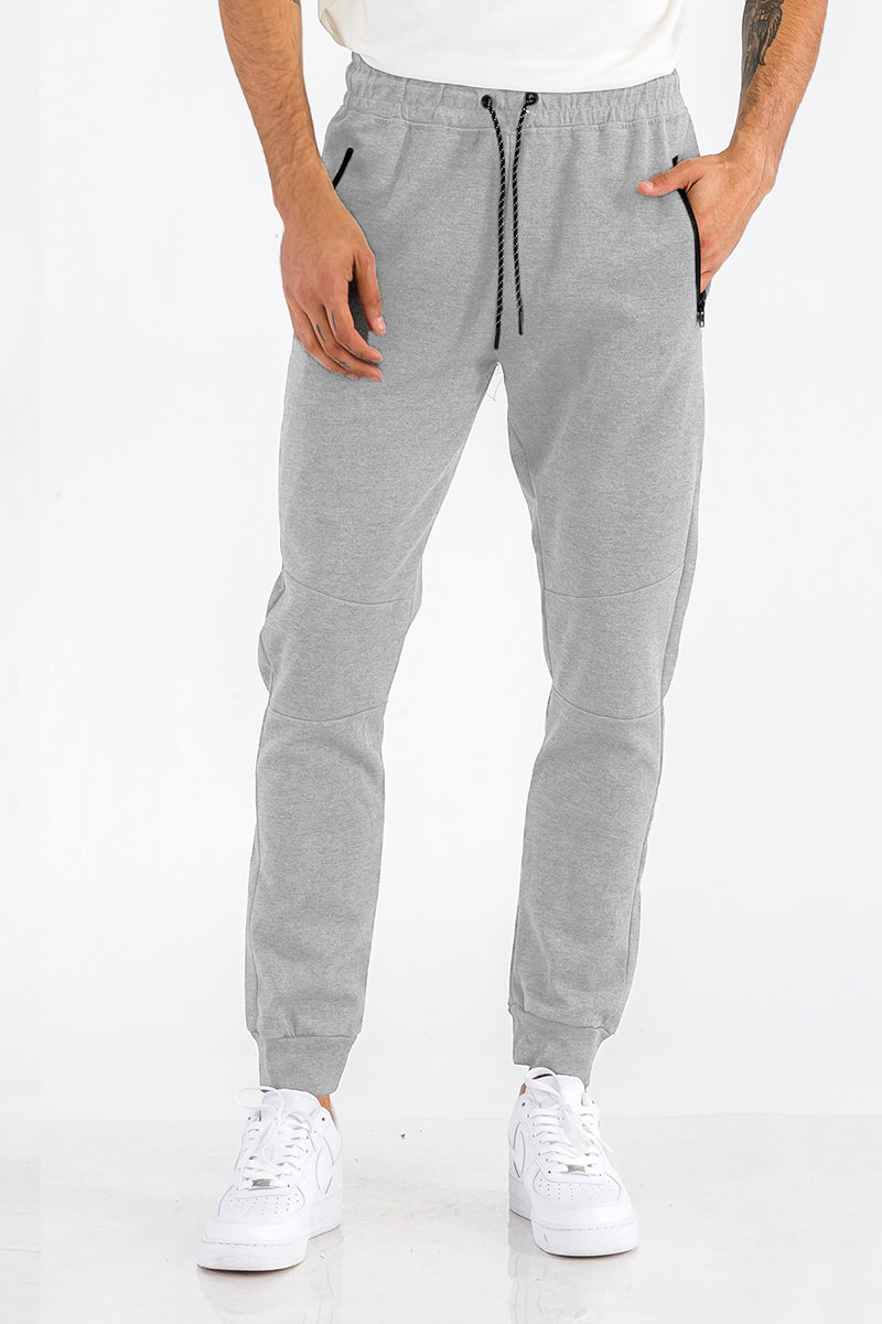 Cozy Heathered Cotton Sweatpants