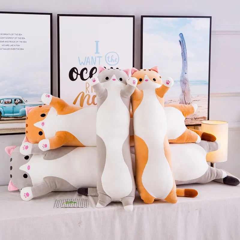 Cozy Long Cat Plush Toy