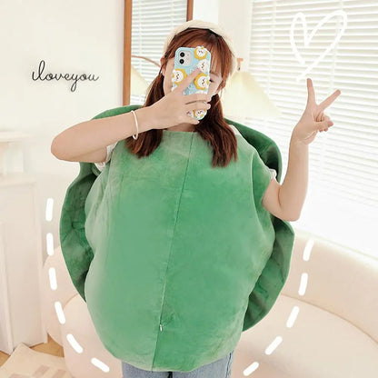 Funny Extra Large Wearable Turtle Shell Pillows Weighted Stuffed Animal Costume Plush Toy Funny Dress Up, Gifts for Kids New