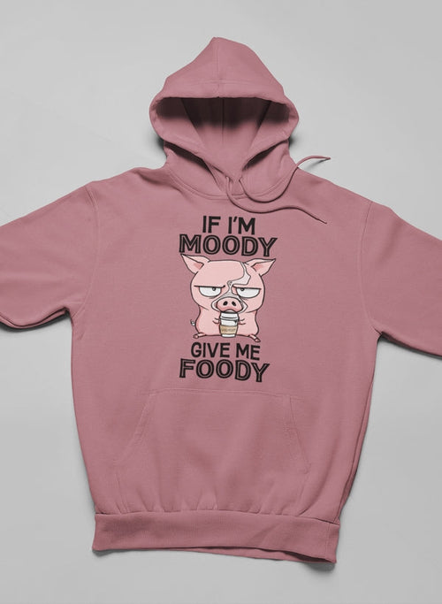 Moody Eater Hoodie: Cozy and Stylish Cotton/Poly Fleece Blend Hoodie with Adjustable Hood and Banded Cuffs