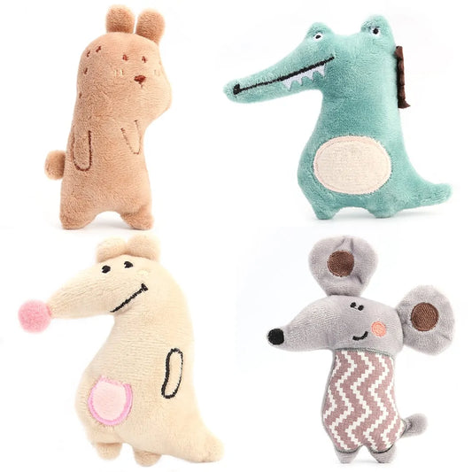 Whimsical Cartoon Critters Kitty Plaything