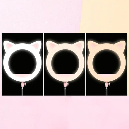 Cat Ear Ring Light: Versatile Illumination for Content Creators