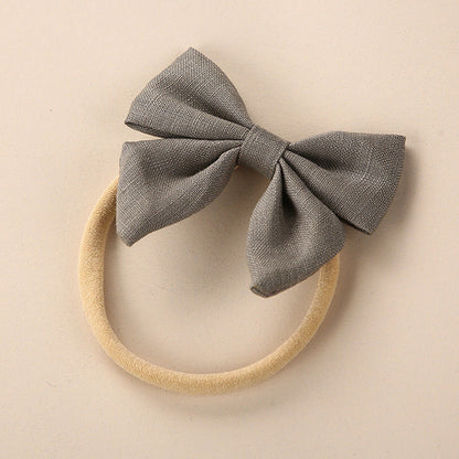 Adorable 3D Bow Elastic Headband for Baby Girls