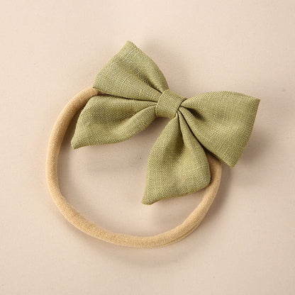 Adorable 3D Bow Elastic Headband for Baby Girls