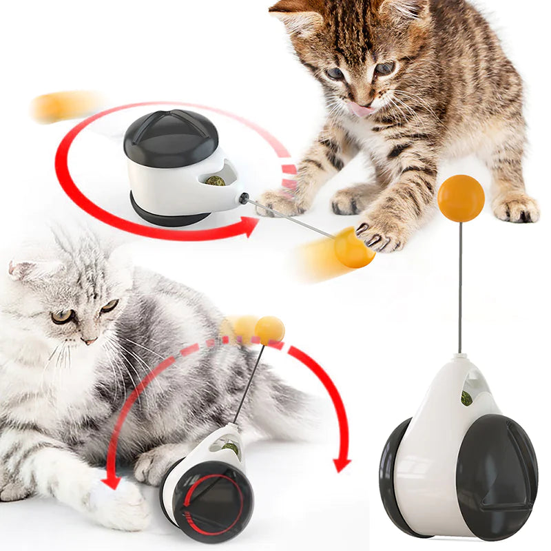 Dynamic Swinging Ball Cat Toy for Feline Fun