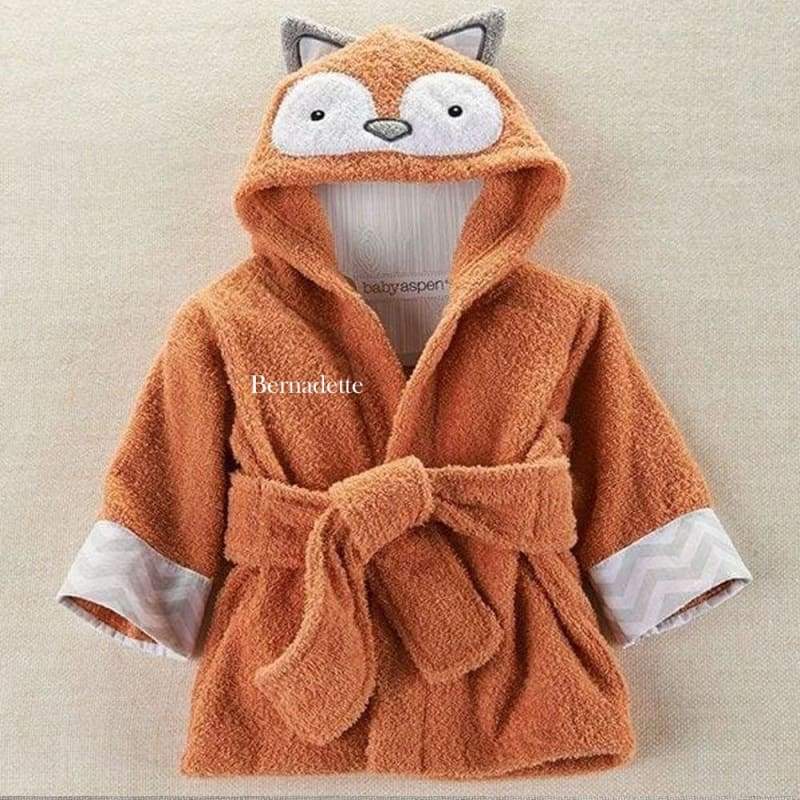 Fox Fun Hooded Bathrobe for Baby - A Cozy and Cute Essential