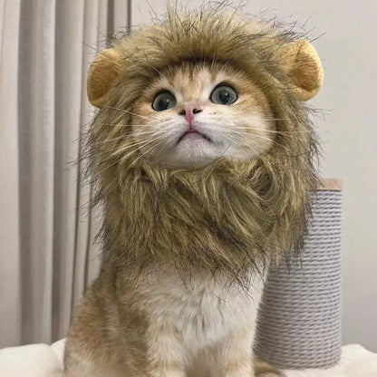 Majestic Lion Mane Pet Costume