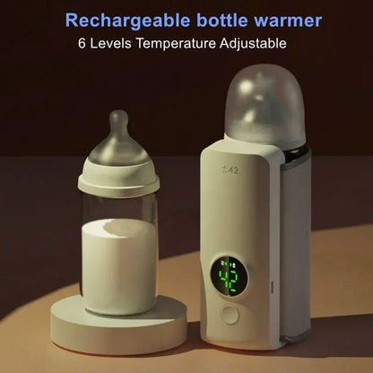 Warm & Portable Baby Bottle Heater with Digital Display