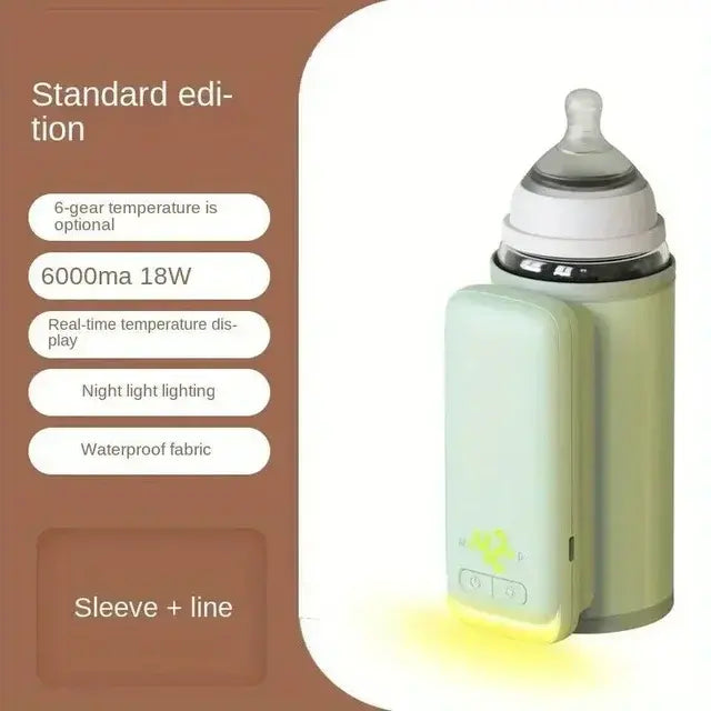 Warm & Portable Baby Bottle Heater with Digital Display
