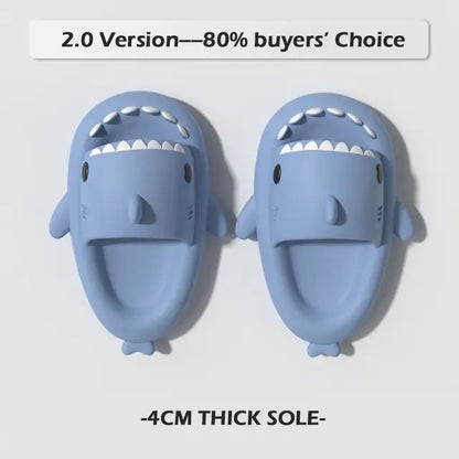 2024 Summer Men Shark Slides